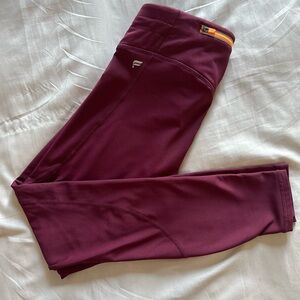 Maroon Fabletics leggings